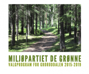 Miljøpartiet De Grønnes Groruddalsprogram 2015-2019